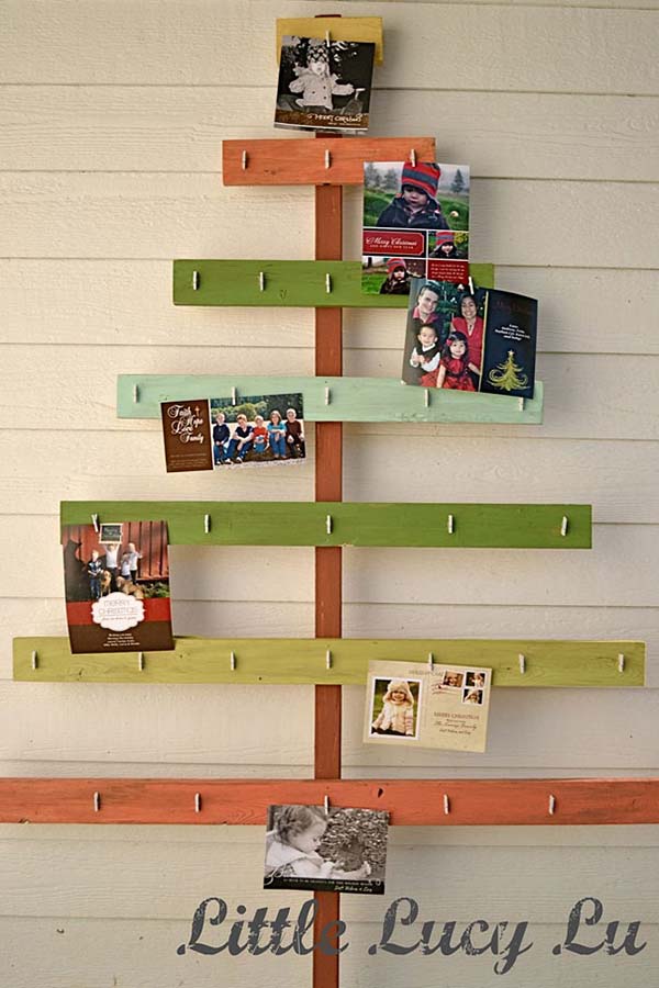 Cardholder Chrıstmas Tree #Chrıstmas #Chrıstmastree #homemade #DIY #Chrıstmasdecor #decorhomeideas