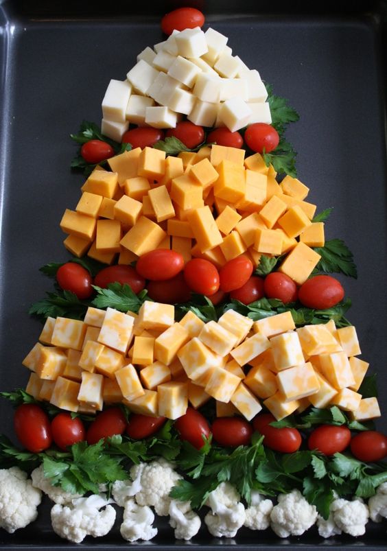 Cheese Christmas Platter