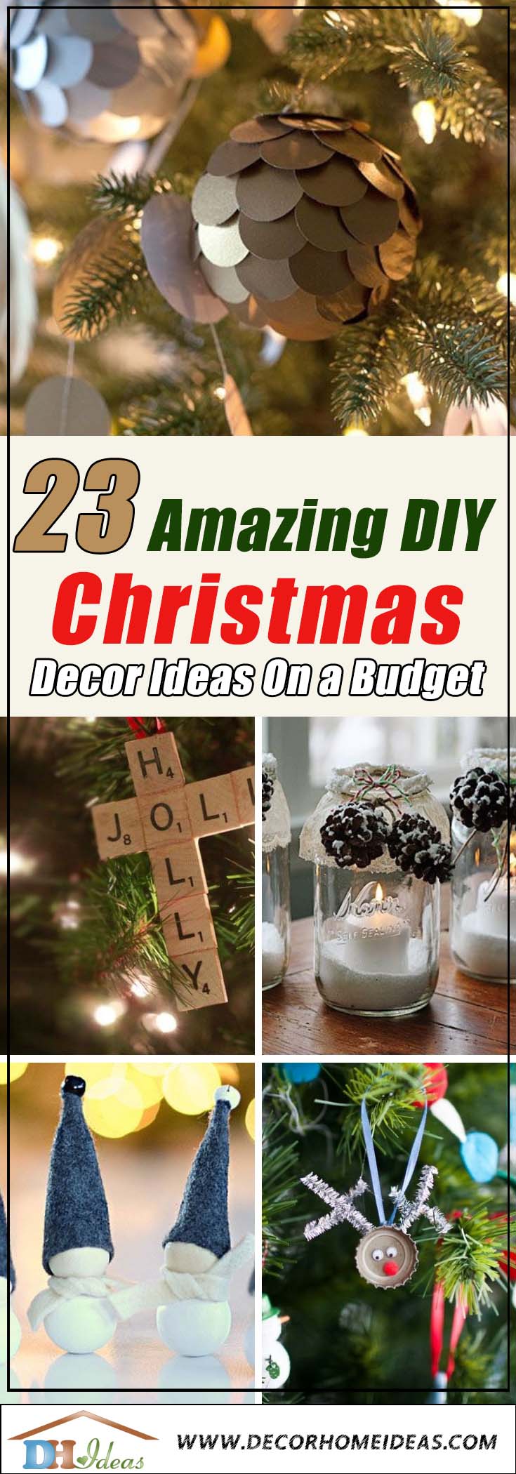 23 Amazing DIY Christmas Decor Ideas on a Budget Decor Home Ideas