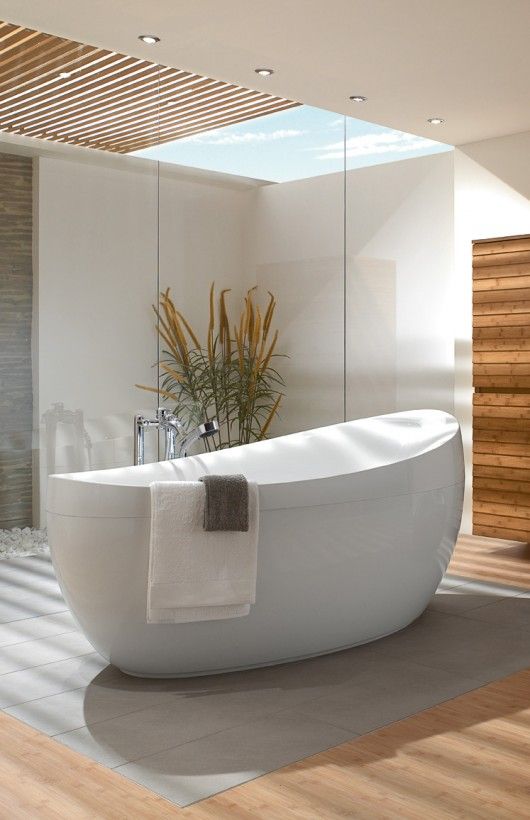Curved Bathtub #bathtub #tub #cooltub #bathroom #decorhomeideas