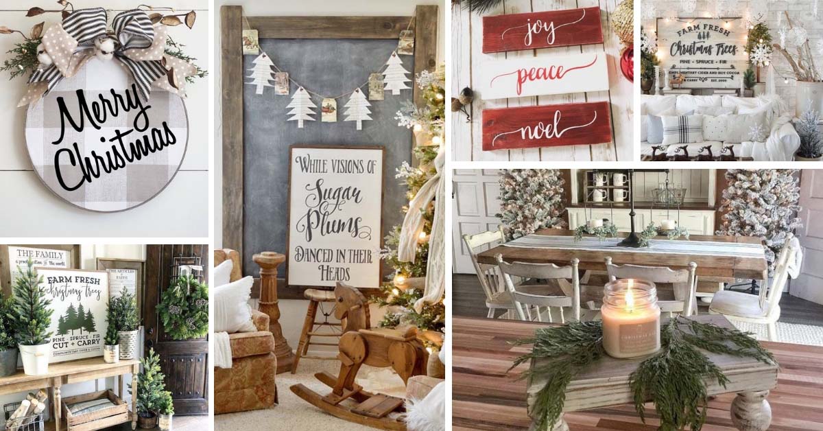 Farmhouse Christmas Decor Ideas