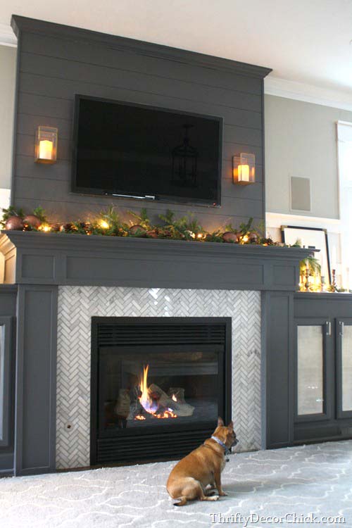 Fireplace tile ideas design #fireplace #fireplacedesign #tile #fireplacetile #decorhomeideas