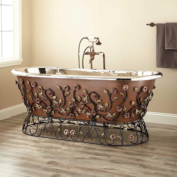 Freestanding Farmhouse Bathtub #bathtub #tub #cooltub #bathroom #decorhomeideas