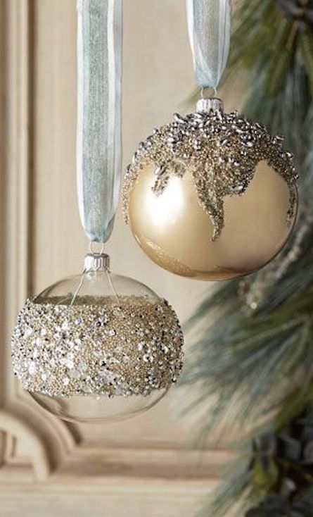Gold And Silver Christmas Tree Balls