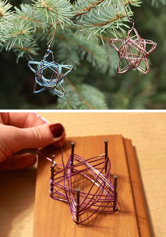 Handmade Star Wire Ornament #Christmas #Christmasdecor #budget #diy #decorhomeideas