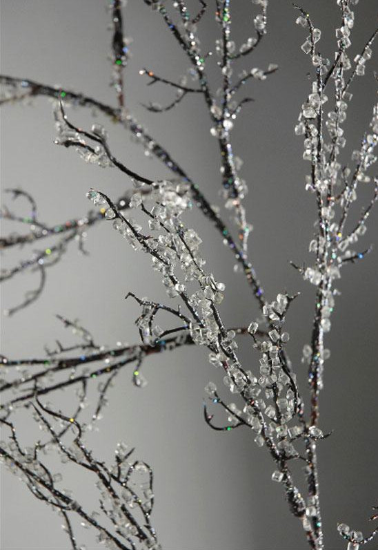 How to make Iced Branches #Christmas #Christmasdecor #budget #diy #decorhomeideas