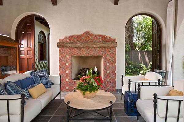 Morrocan fireplace tile ideas #fireplace #fireplacedesign #tile #fireplacetile #decorhomeideas