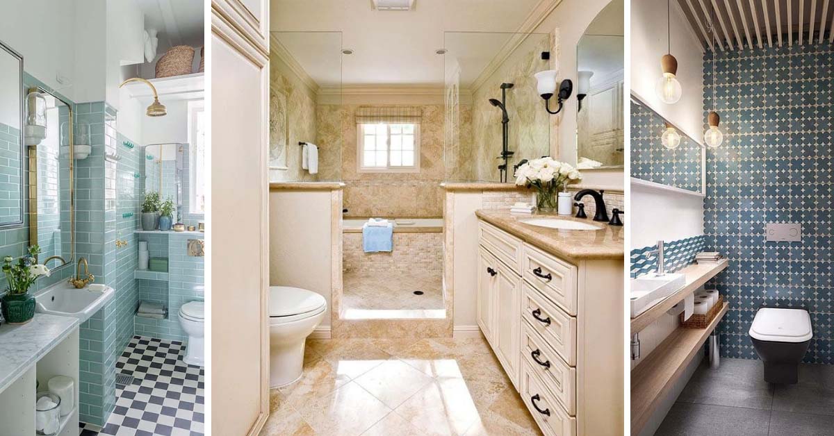 21 Amazing Narrow Bathroom Ideas, Small Narrow Bathroom Ideas
