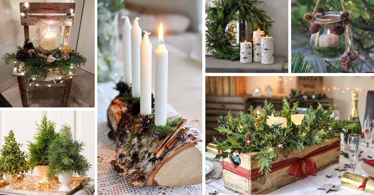 18 Lovely Nature  Inspired Christmas  Decorations  Decor  