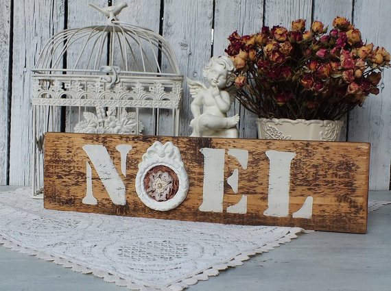 Noel Christmas Sign #farmhouse #Christmas #Christmasdecor #farmhousedecor #decorhomeideas