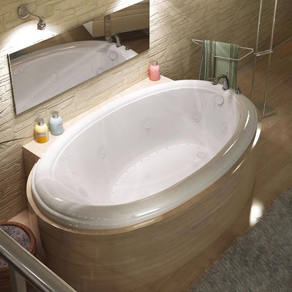 Oval Drop-In Bathtub #dropintub #bathtub #tub #ideas #decorhomeideas