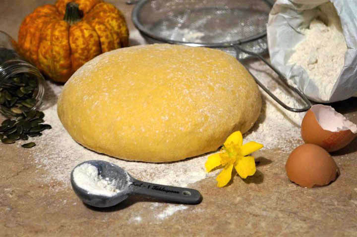 Pumpkin Shaped Rolls Dough