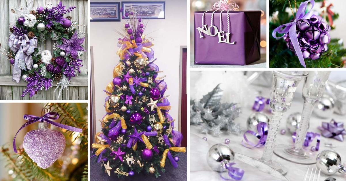 Purple Christmas Decorations