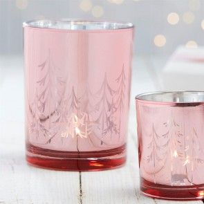 Rose Gold Christmas Candle Holders #rosegold #Christmas #Christmasdecor #rosegolddecor #decorhomeideas