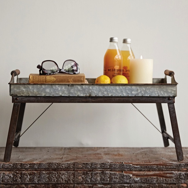 Rustic Foldable Bed Tray Table #rusticbedroom #rustic #bedroom #farmhouse #decorhomeideas