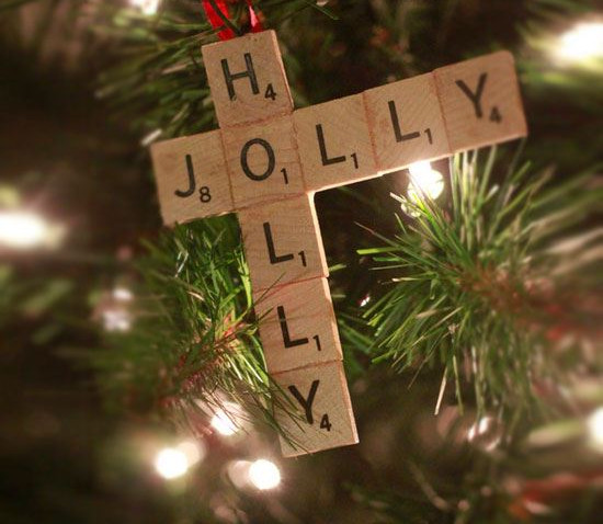 Scrabble Tile Ornament #Christmas #Christmasdecor #budget #diy #decorhomeideas