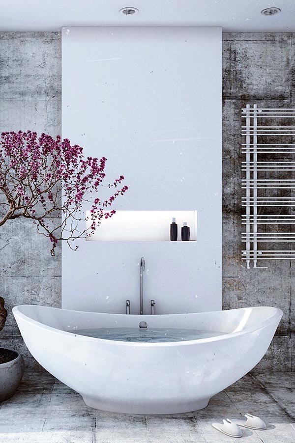 Simple Bathtub Design #bathtub #tub #cooltub #bathroom #decorhomeideas