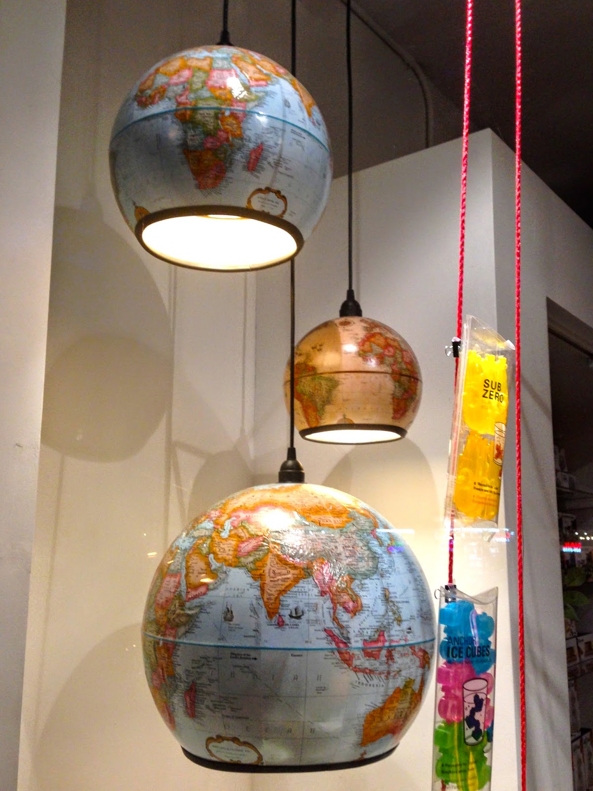 Vintage Globes Pendant Lights