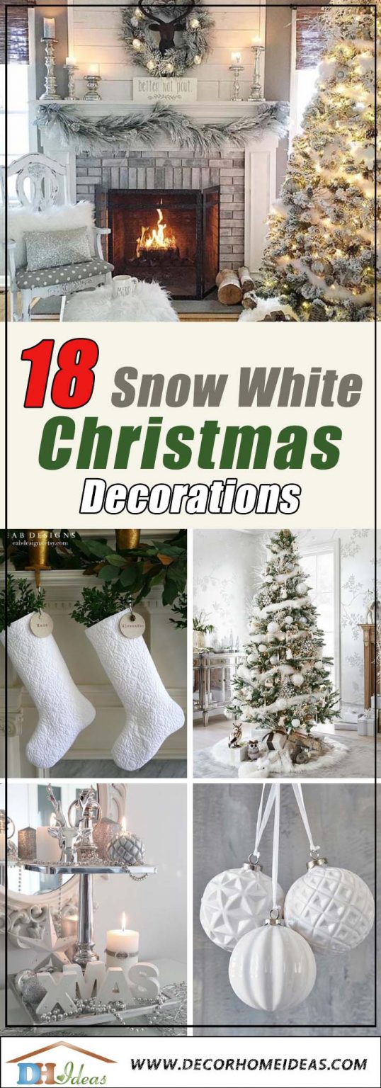 18 Snow White Christmas Decorations For Pure Perfection | Decor Home Ideas