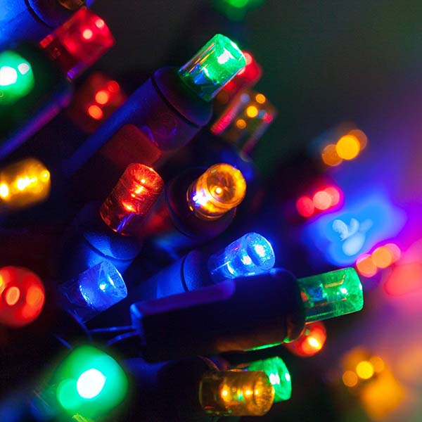 Wide Angle Christmas LED Lights