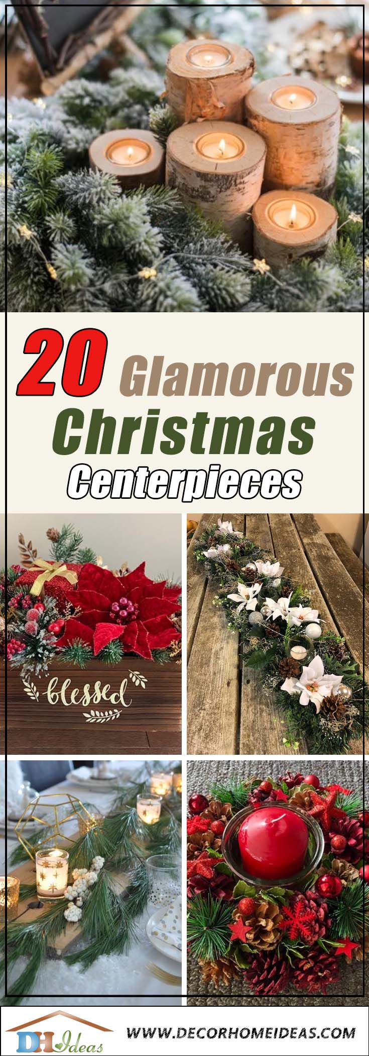 Best Christmas Centerpieces #Christmas #Christmasdecor #centerpieces #Christmascenterpieces #decorhomeideas