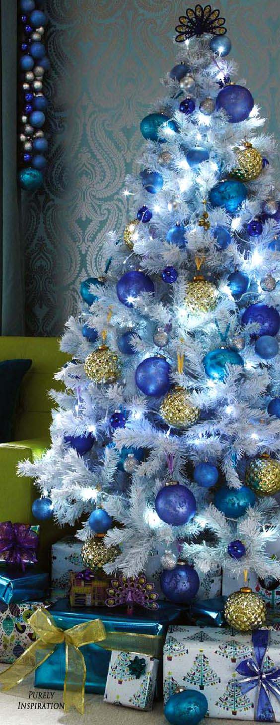 Blue Christmas Tree