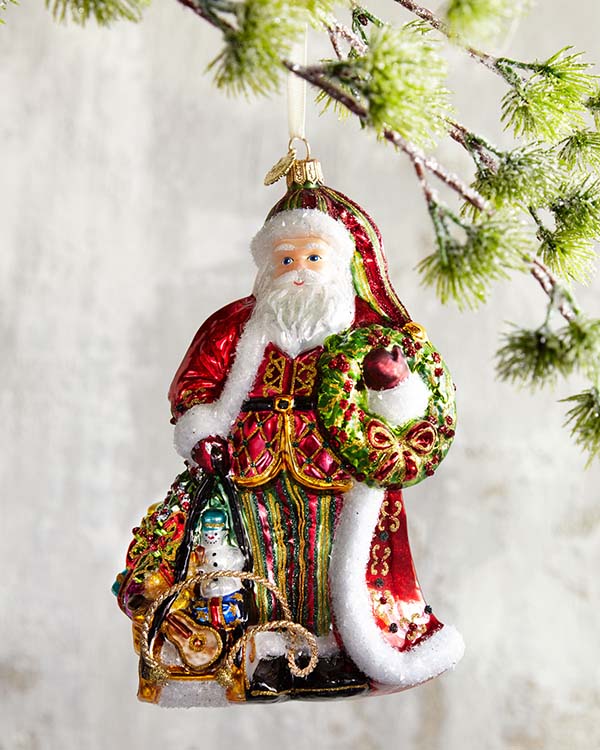 Classic Santa Claus Christmas-Ornament #Christmas #ornaments #Christmasdecor #decorhomeideas