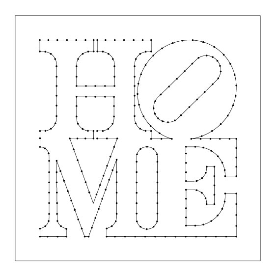 Home String Art Pattern