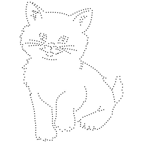 Kitty String Art Pattern