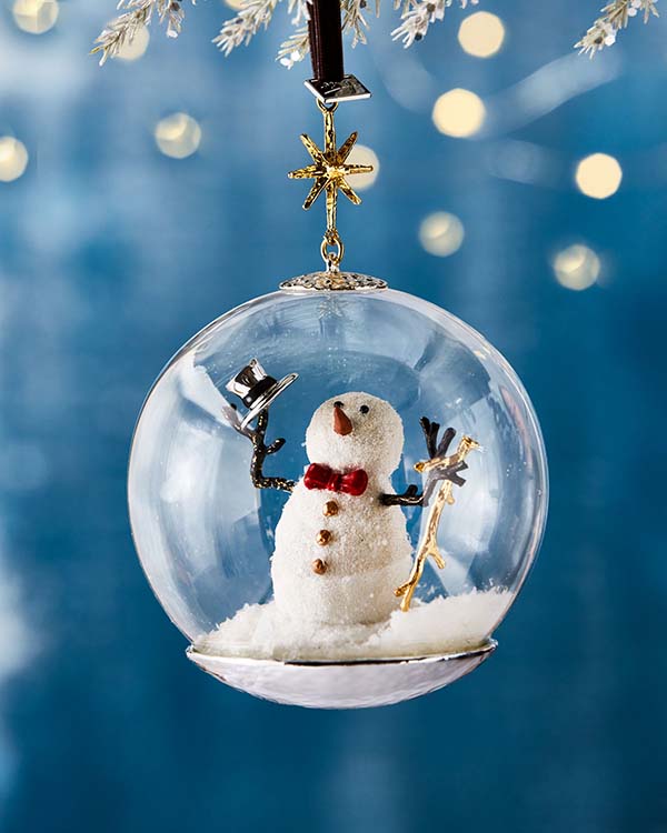 Snowman Christmas Ornament #Christmas #ornaments #Christmasdecor #decorhomeideas