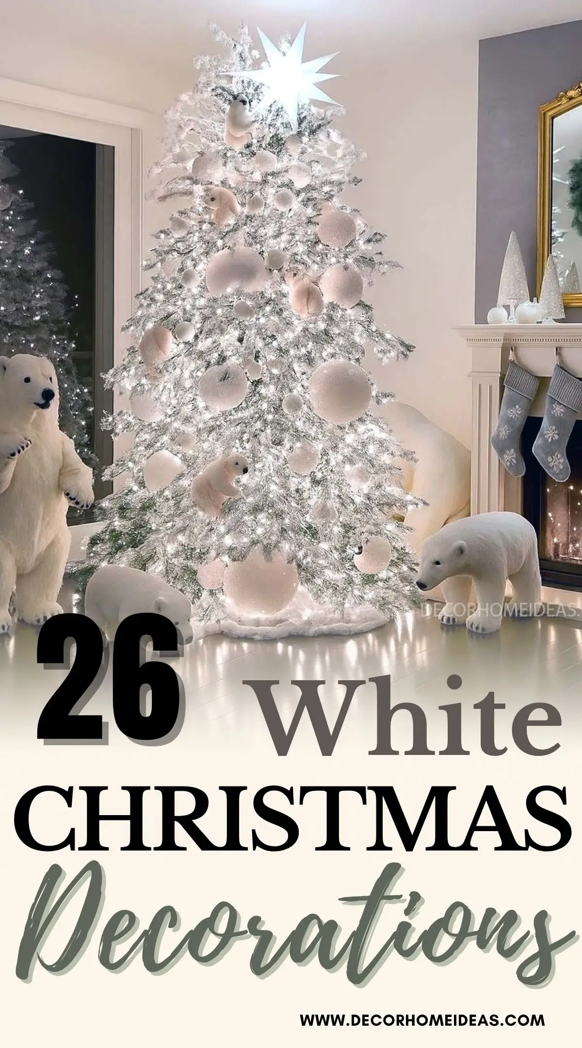 Transform your home into a snowy wonderland with these beautiful white Christmas decorations. From frosted trees and cozy garlands to shimmering ornaments and glowing candles, these snow-white holiday ideas bring elegance and serenity to any space.