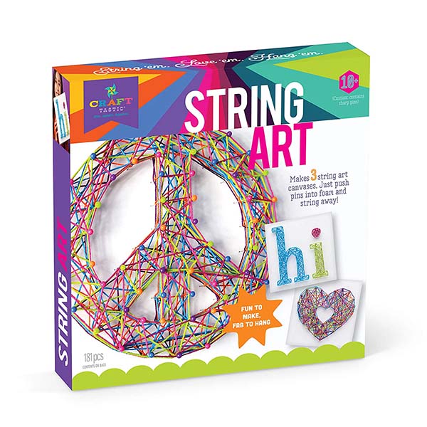 Craft-tastic Peace Sign String Art Kit