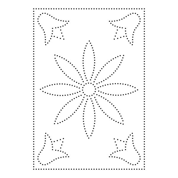 Floral String Art Pattern