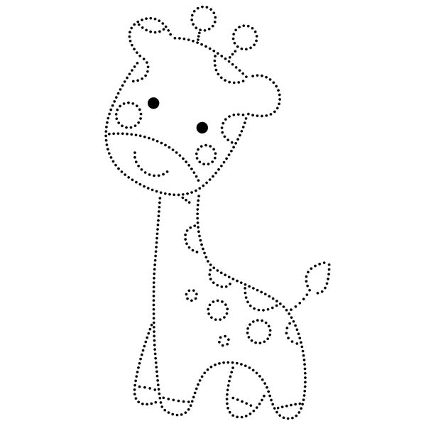 Giraffe String Art Pattern