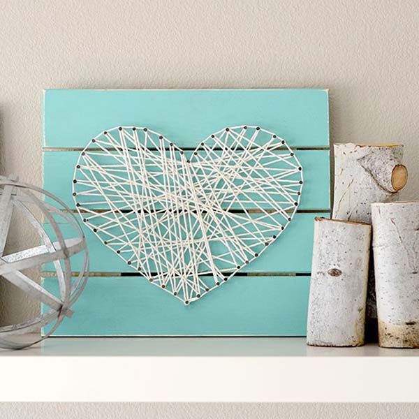 Heart String Art Kit