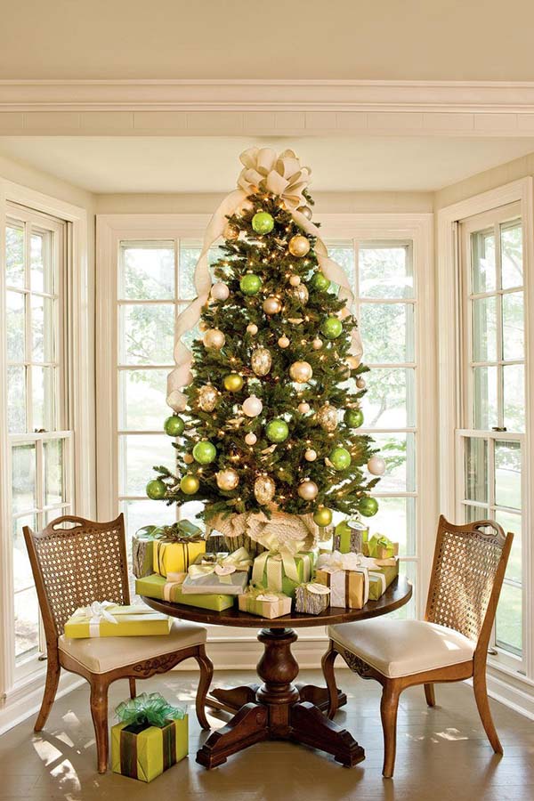 Light Green Tabletop Christmas Tree