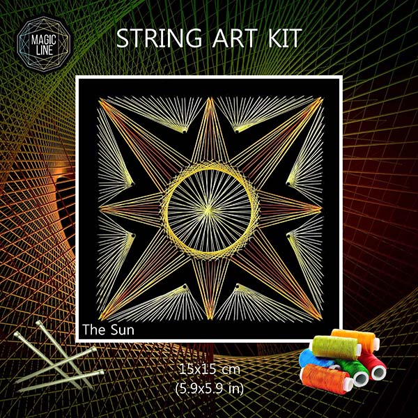 Mandala String Art Kit