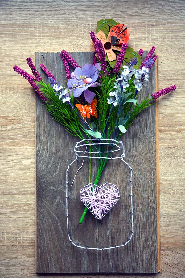 Mason Jar String Art