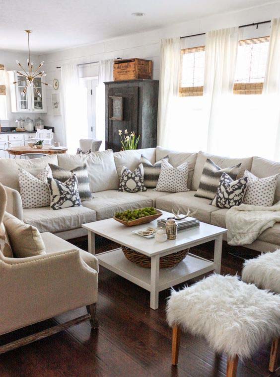 Winter Decoration Ideas Living Room #rustic #winterdecor #homedecor #decorhomeideas