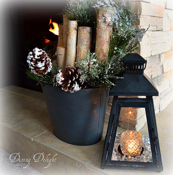 Winter Decoration #rustic #winterdecor #homedecor #decorhomeideas