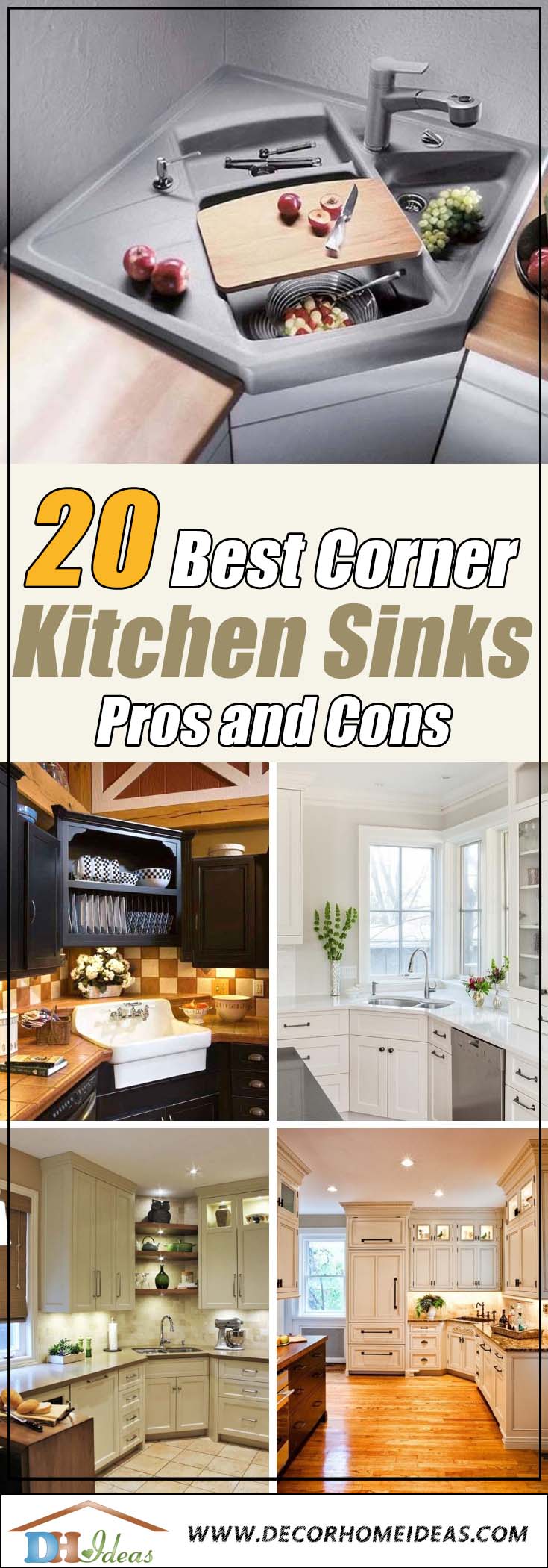 20 Best Corner Kitchen Sink Designs For 2020 Pros Cons Decor Home Ideas