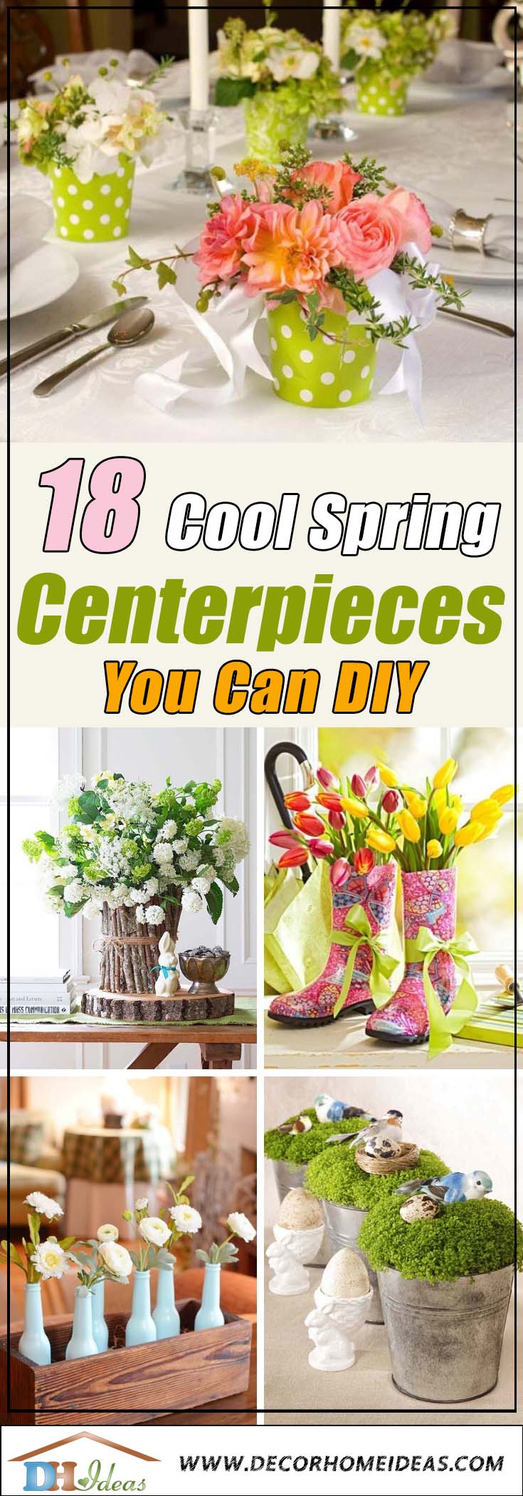 Cool Spring Centerpieces You Can DIY #spring #centerpiece #decorhomeideas