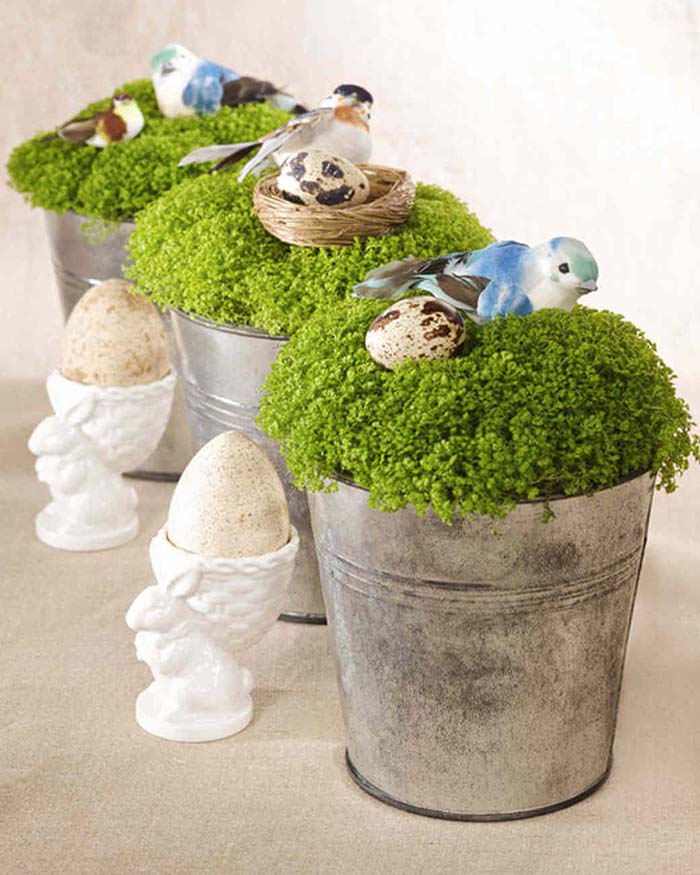 Birds and Nests Centerpiece