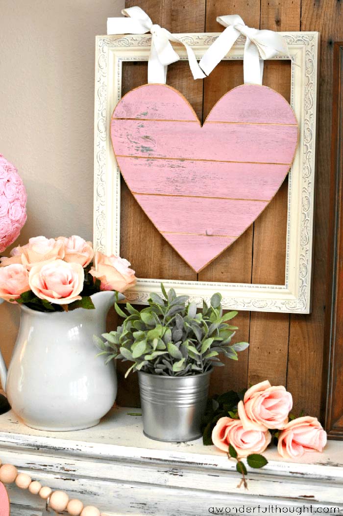 DIY Valentines Day Decor #valentinescraft #decor #love #crafts #diy #decorhomeideas