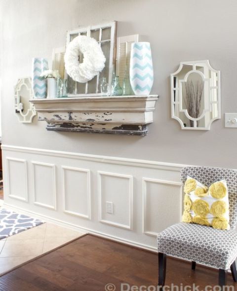 DIY wainscoting