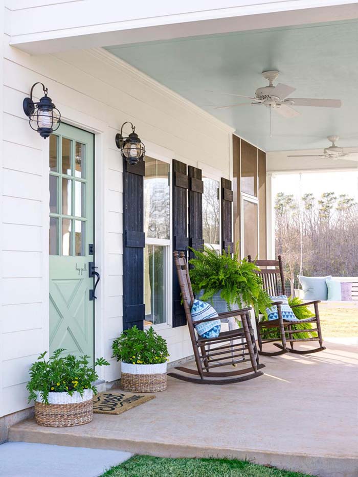 Fixer Upper Farmhouse Porch #farmhouse #rustic #porch #decor #decorhomeideas