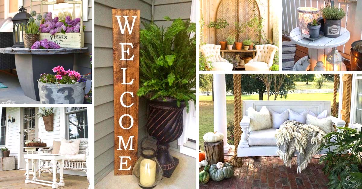 Rustic Farmhouse Porch Ideas