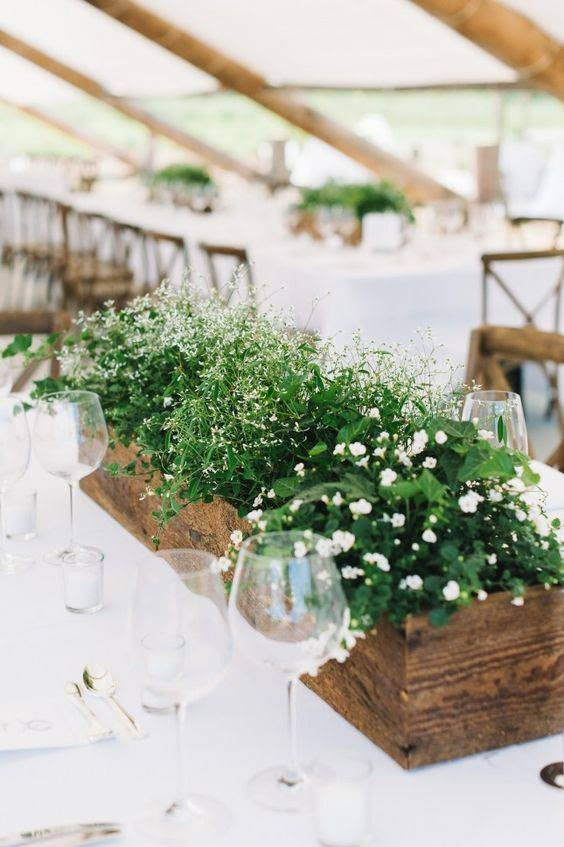 Rustic Planter Centerpiece