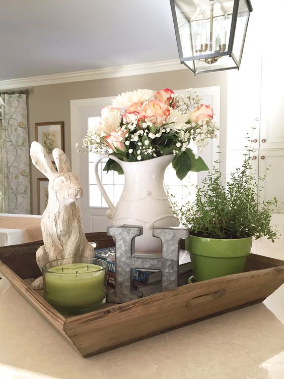 Rustic Spring Centerpiece