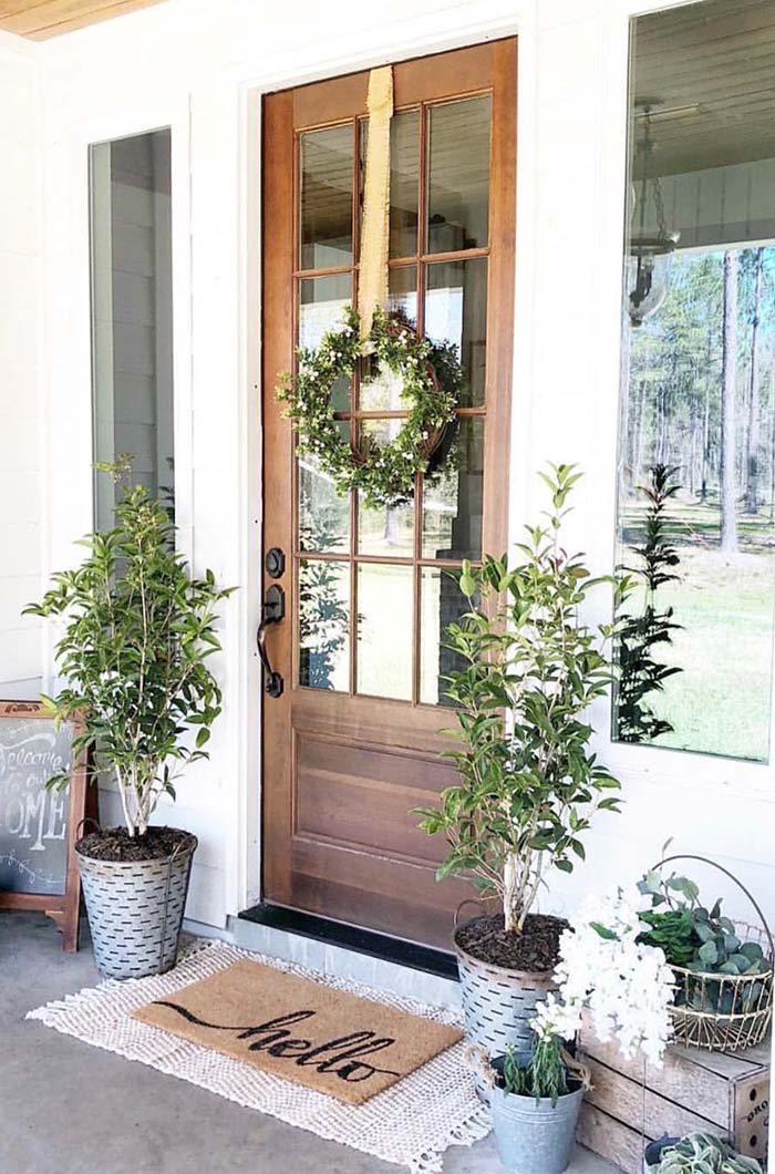 Summer Rustic Front Porch Decor #farmhouse #rustic #porch #decor #decorhomeideas